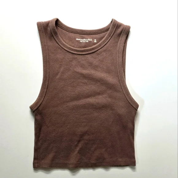 Abercrombie & Fitch Cropped Crew Essential Tank Size XS - Picture 2 of 5